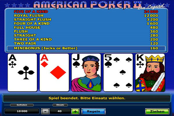 American-Poker-2-Online-Spielen